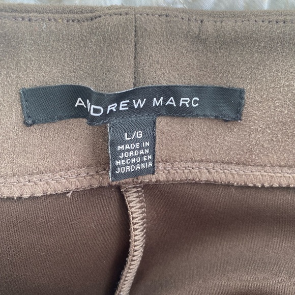 Andrew Marc Faux Suede Pants - Picture 4 of 4